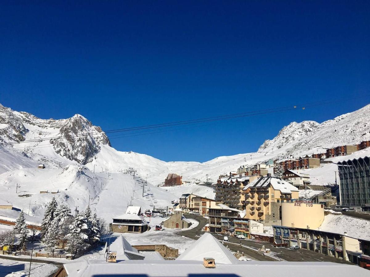 Appartement T2 Pour 4 Pers. Avec Terrasse, Piscine Couverte Et Salle De Fitness, Proche Des Pistes - Fr-1-404-199 La Mongie Kültér fotó